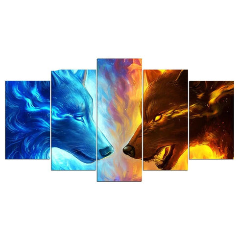 Tableau Loup HD